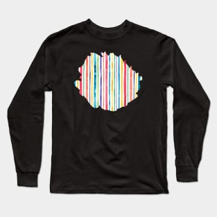 Marine Colorful Stripes Multi Long Sleeve T-Shirt